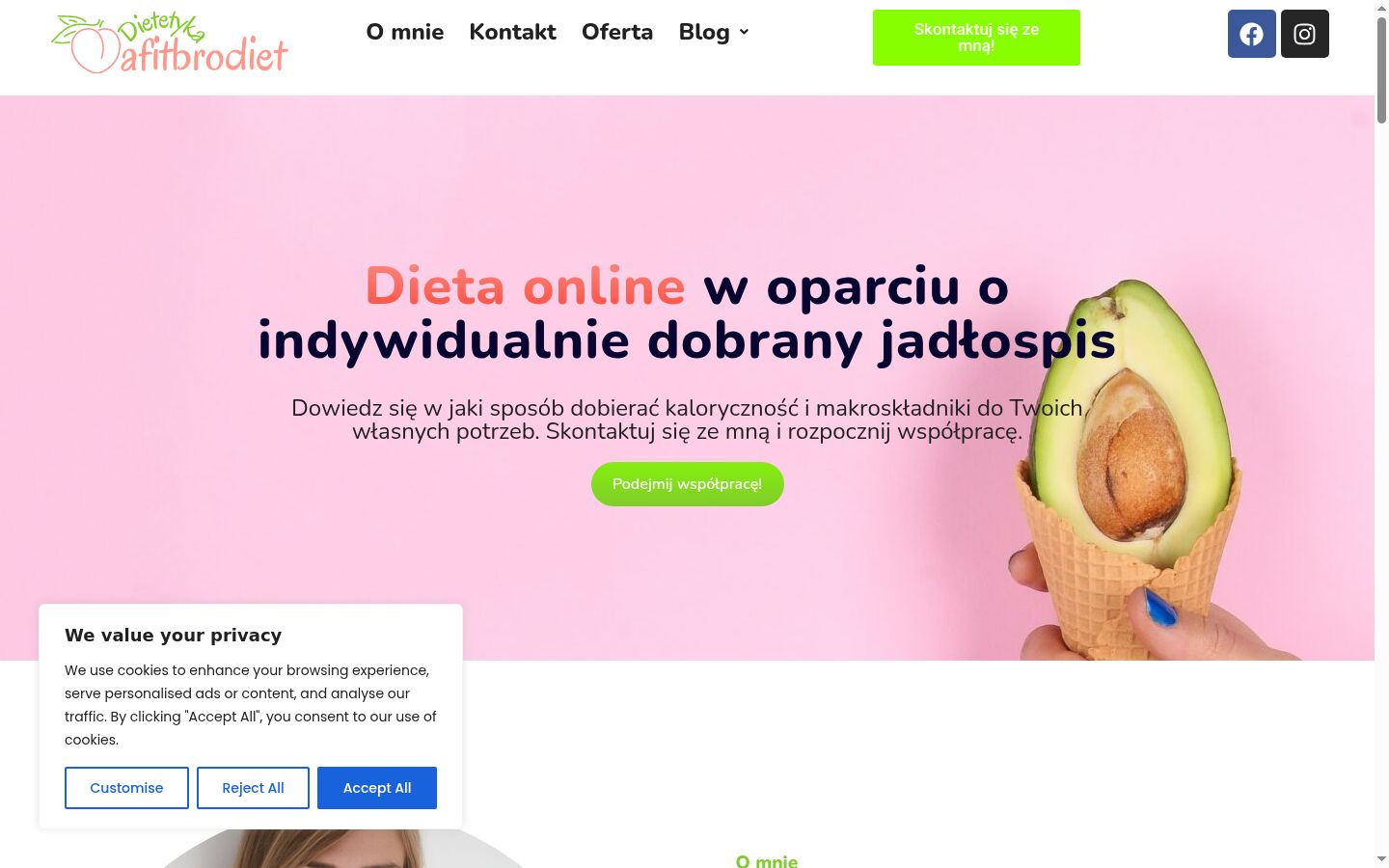 Kuvakaappaus suostumusbannerista, joka näytettiin ennen mitään vuorovaikutusta