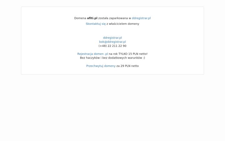 Screenshot of afiti.pl