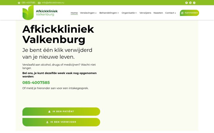 Capture d'écran de afkickkliniek.nu
