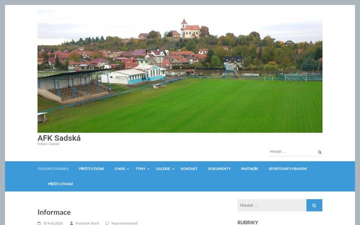 Screenshot of afksadska.cz