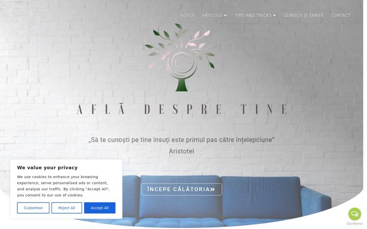 Screenshot di afladespretine.ro