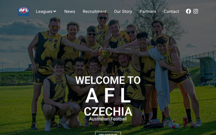Captura de ecrã de aflczech.cz