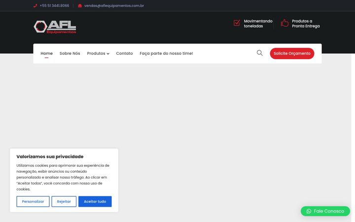 Screenshot von aflequipamentos.com.br