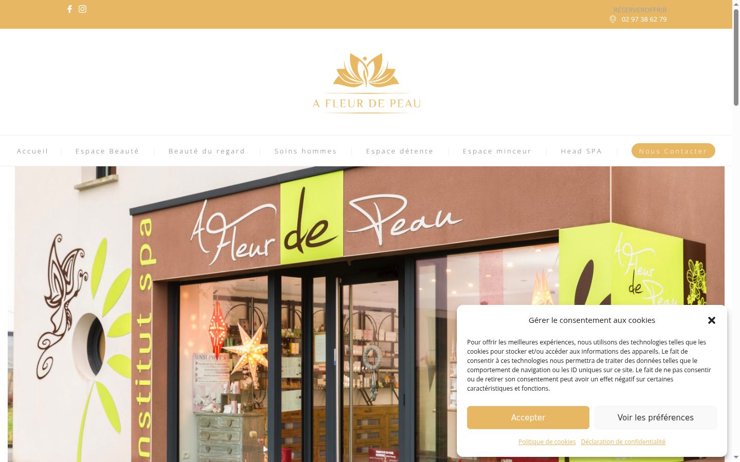 Snimka zaslona bannera za privolu prikazanog prije bilo kakve interakcije