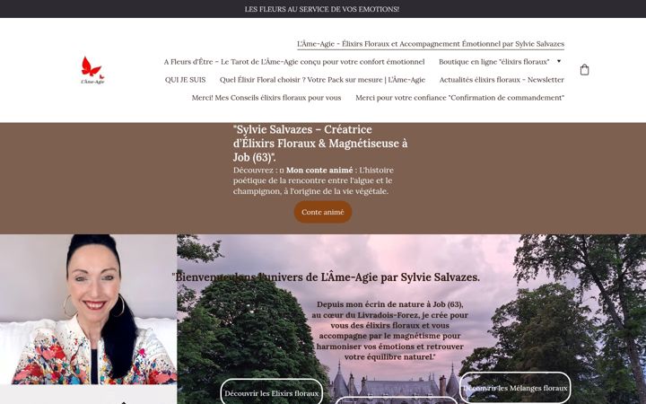 Screenshot of afleursdetre.fr