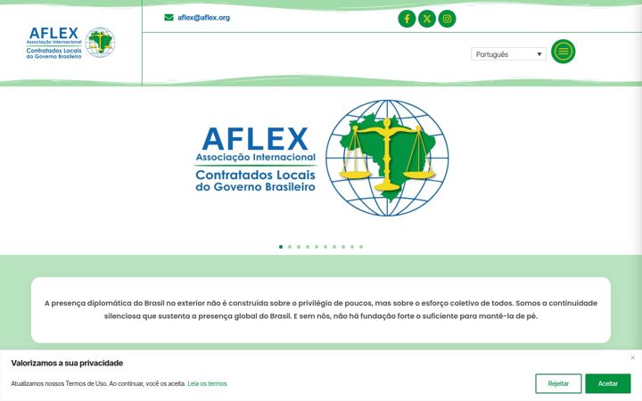 Screenshot of aflex.org