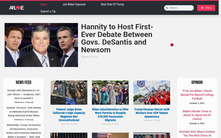 Screenshot ta' afloe.com