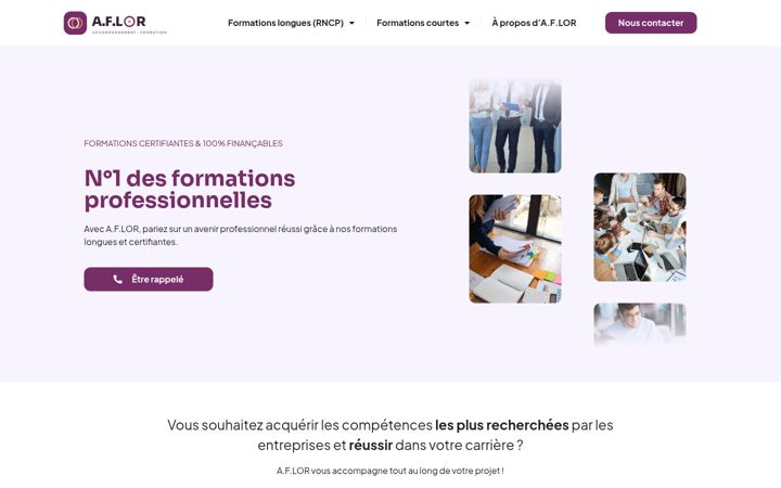 Screenshot of aflor.eu