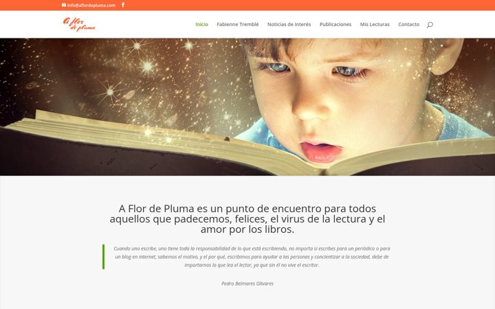 Screenshot του aflordepluma.com