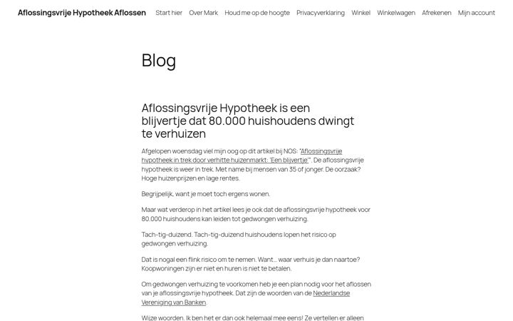 Screenshot του aflossingsvrije.nl