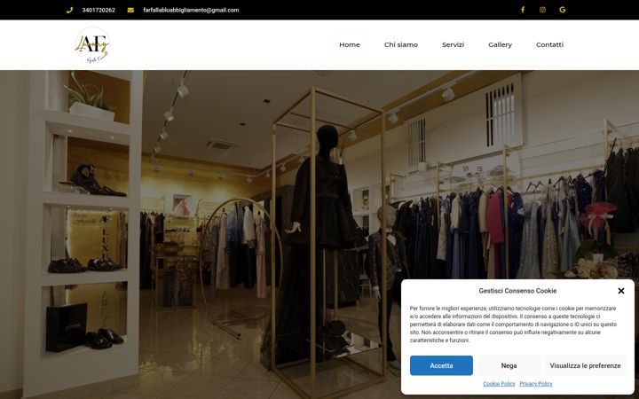Screenshot of afluxury.it