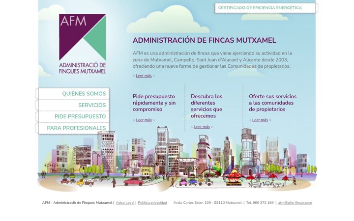 Screenshot of afm-fincas.com