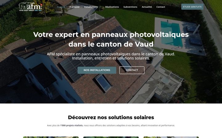 Screenshot ta' afm-photovoltaique-vaud.ch