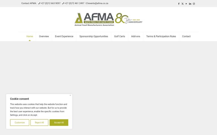 Screenshot of afmagolfday.co.za
