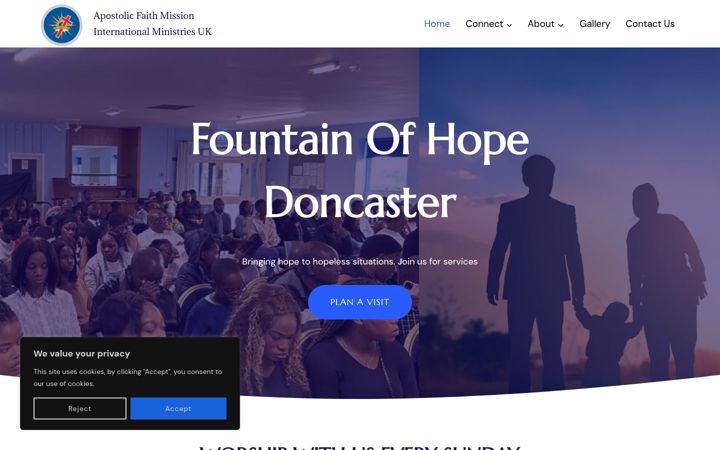 Screenshot of afmimdoncaster.org.uk
