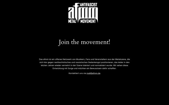 Screenshot of afmm.de