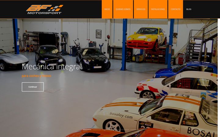 Screenshot of afmotorsport.es