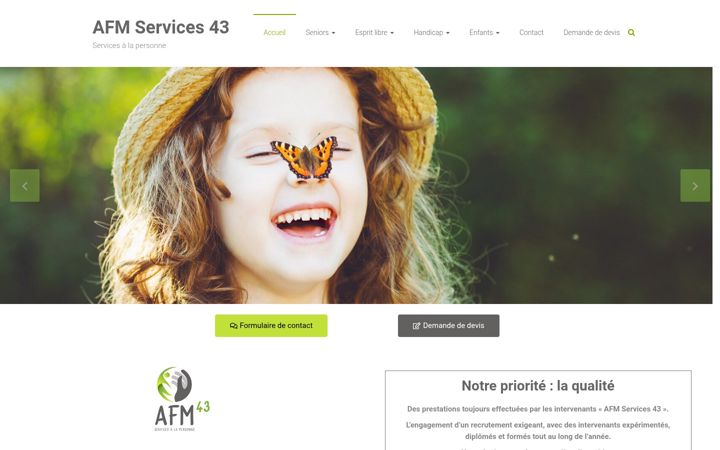 Screenshot of afmservices43.fr