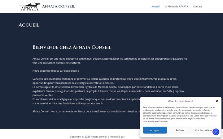 Screenshot stránky afnata.ca