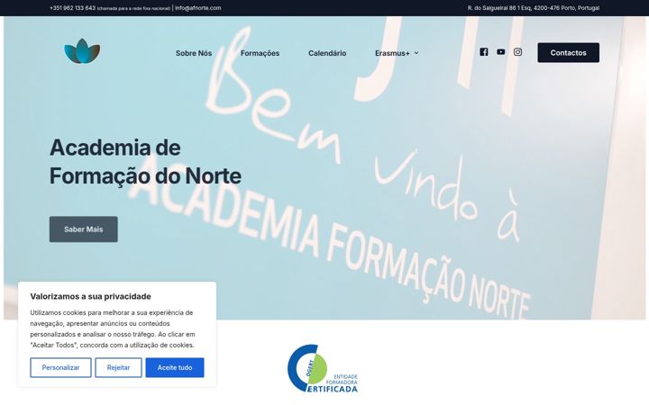 Screenshot of afnorte.com