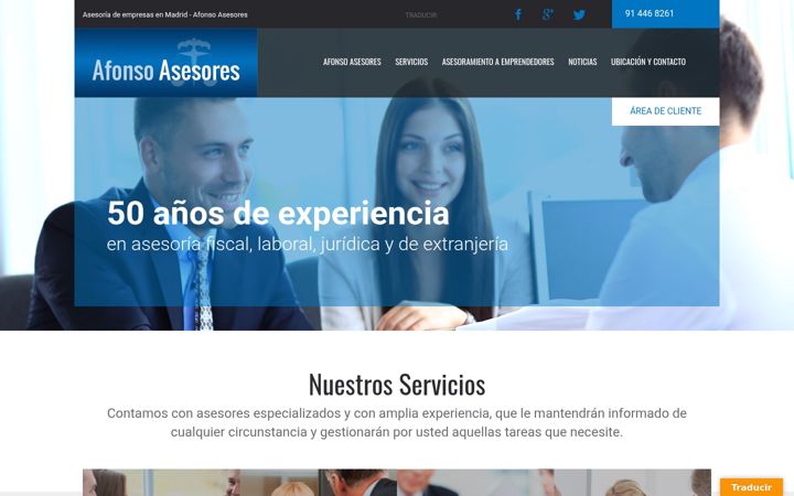 Screenshot of afonsoasesores.es