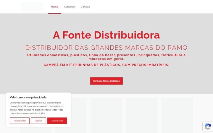 Screenshot of afontedistribuidora.log.br