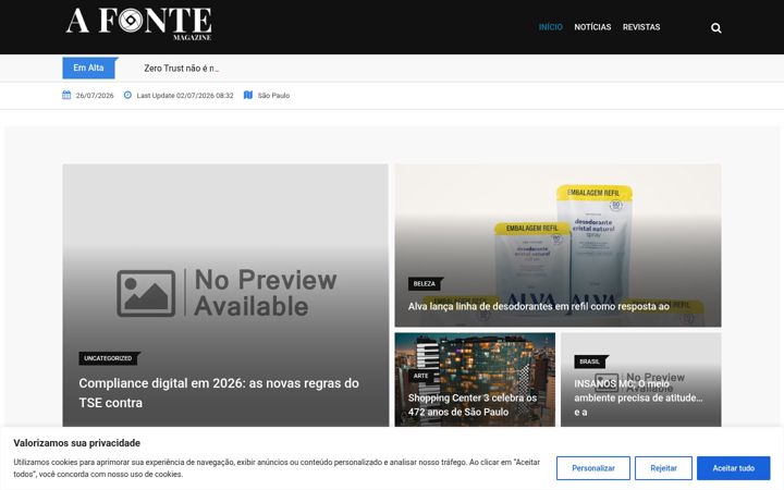 Képernyőkép: afontemagazine.com.br