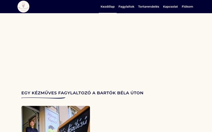 Posnetek zaslona afonyafagyizo.hu