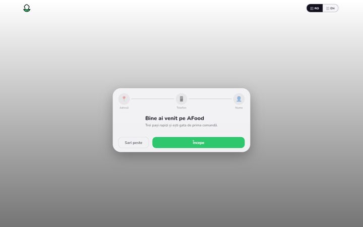 Screenshot of afood.ro