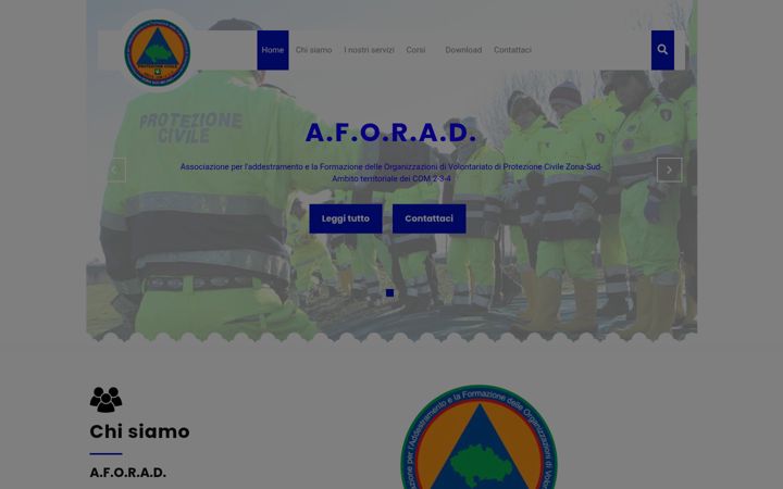 Skärmbild av aforadsudmilano.it