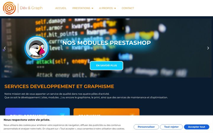 Екранна снимка на aforssic-dev.fr