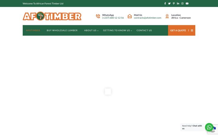 Екранна снимка на afotimber.com