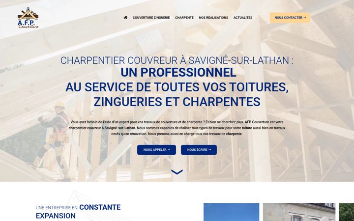 Screenshot stránky afp-couverture.fr