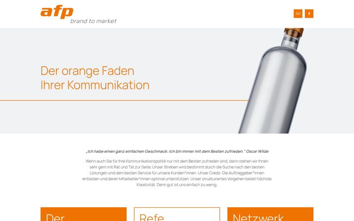 Screenshot of afp.at