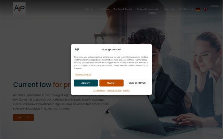 Screenshot of afp.legal