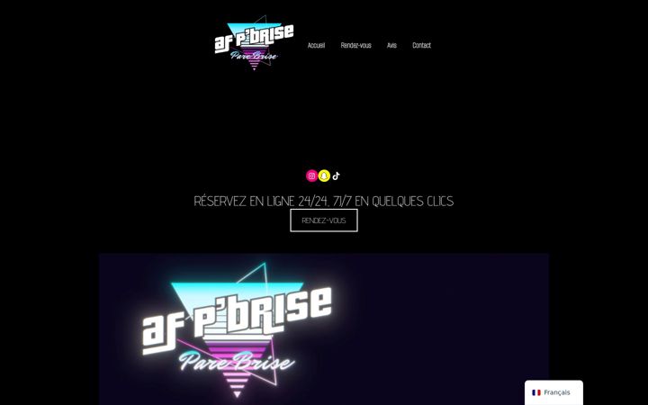 Screenshot of afparebrise91.com