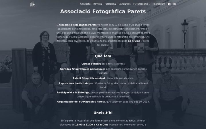 Screenshot of afparets.com