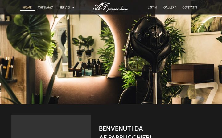 Képernyőkép: afparrucchieri.it