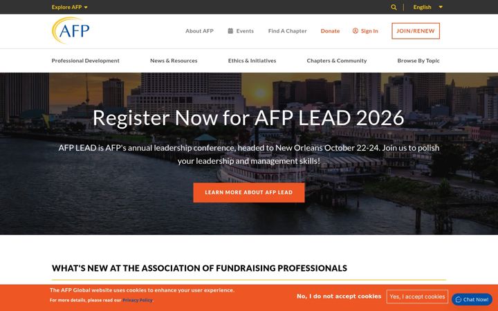 Screenshot of afpglobal.org