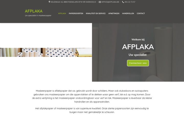 Screenshot of afplaka.be