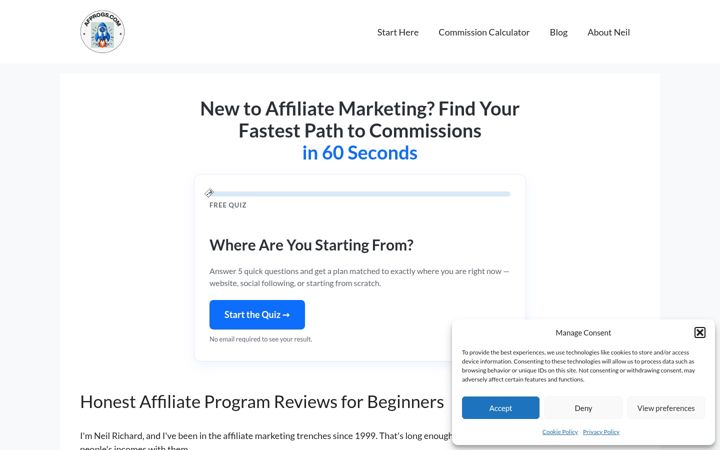Screenshot of afprogs.com