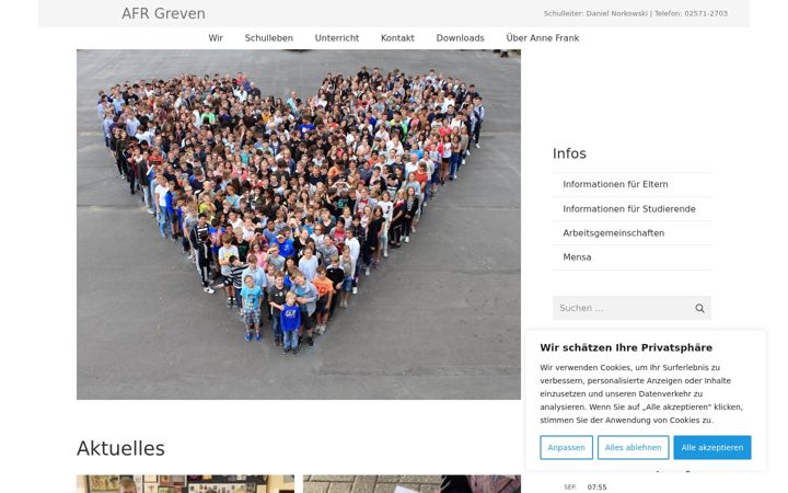 Screenshot of afr-greven.de