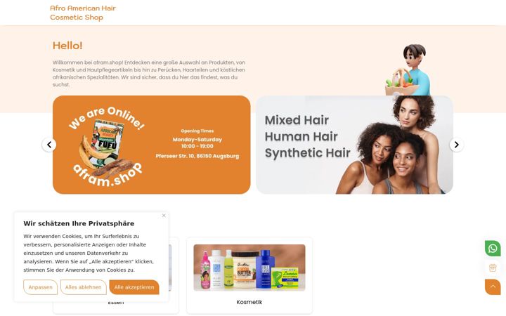 Screenshot of afram.shop