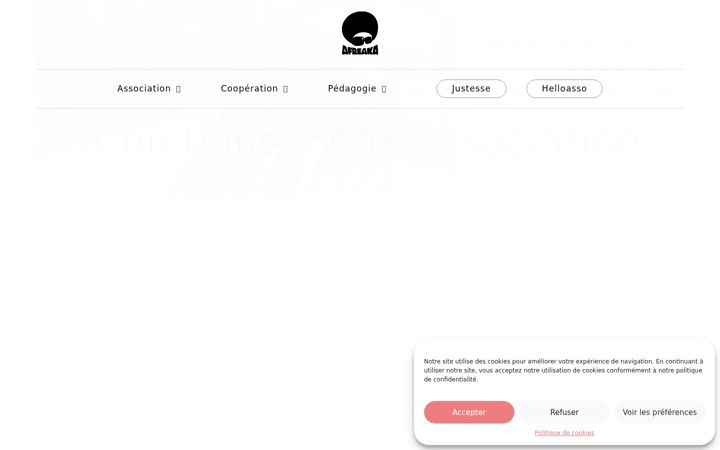 Screenshot of afreaka.fr