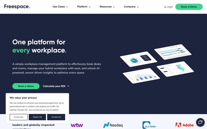 Screenshot of afreespace.com