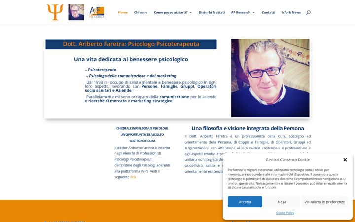 Screenshot of afresearch.it