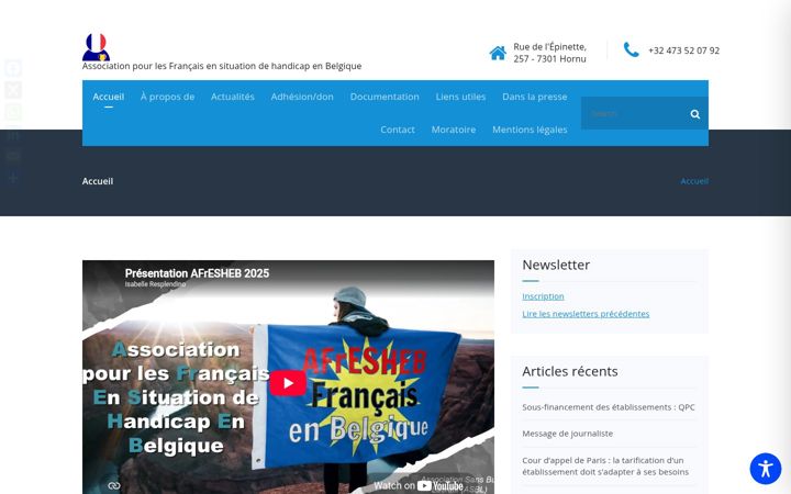 Screenshot of afresheb.com