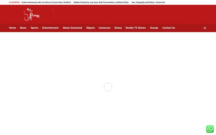 Screenshot of afriblinksblog.com