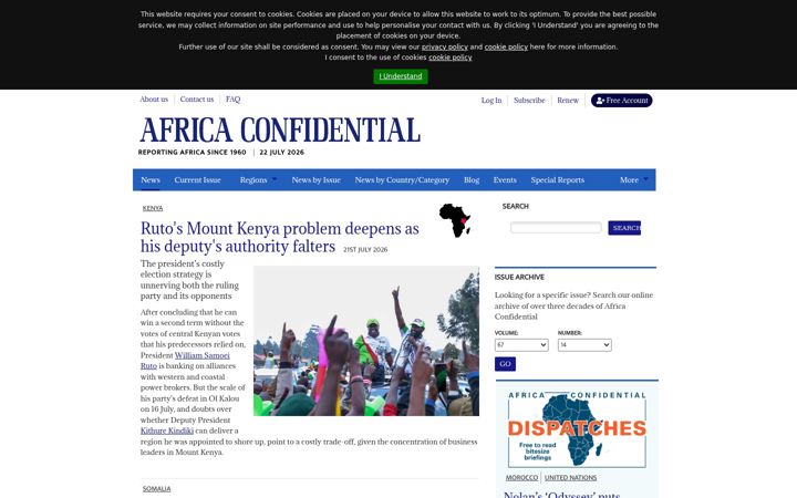 Screenshot of africa-confidential.com