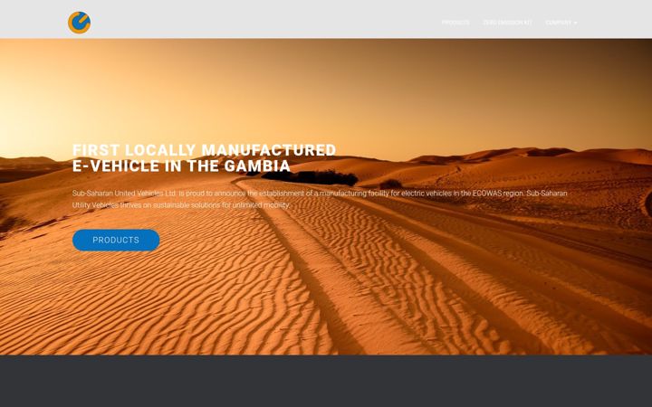 Screenshot of africa-e-vehicles.com